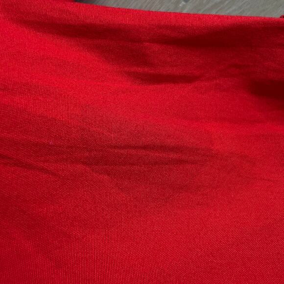 J Crew Mixy Dress Strapless XS Red FLAWS - Picture 13 of 16